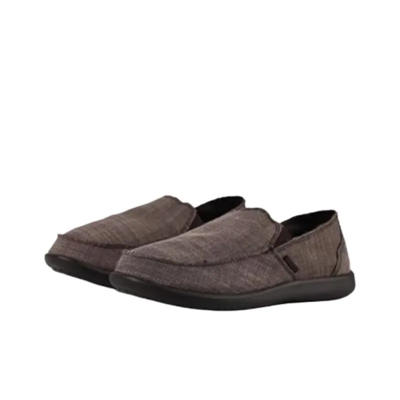Crocs Santa Cruz Low Top Casual Shoes Men's Dark Coffee-2