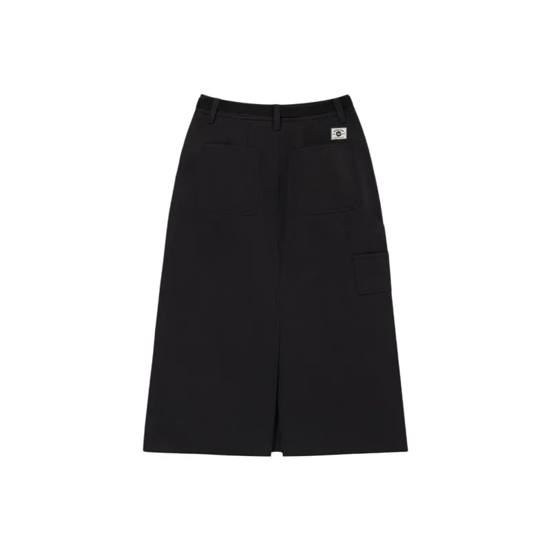 COVERNAT Casual Long Skirt Women's Black-1
