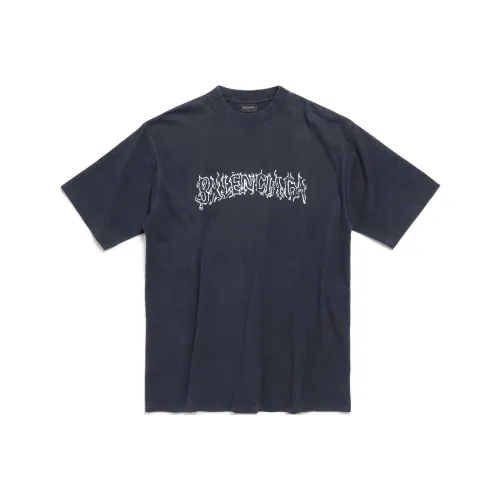 Balenciaga Metal Logo Oversized Tee
