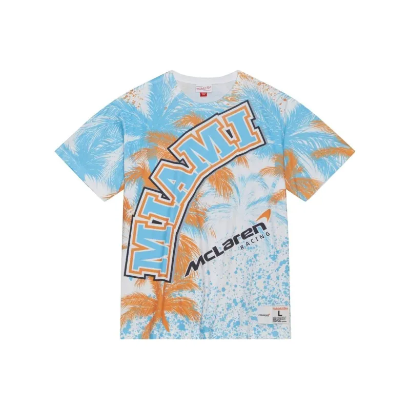 Mitchell Ness T-Shirts Men Blue-0