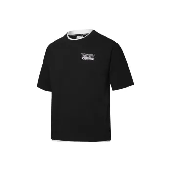 PUMA Set in Sleeve T Shirt Unisex Black