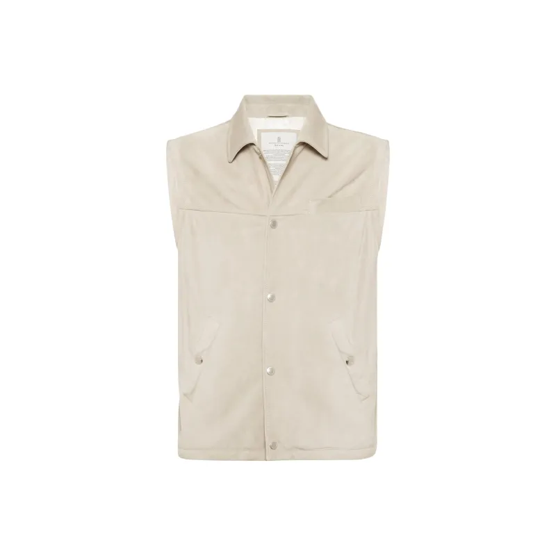 Brunello Cucinelli Vest Men's Beige-0