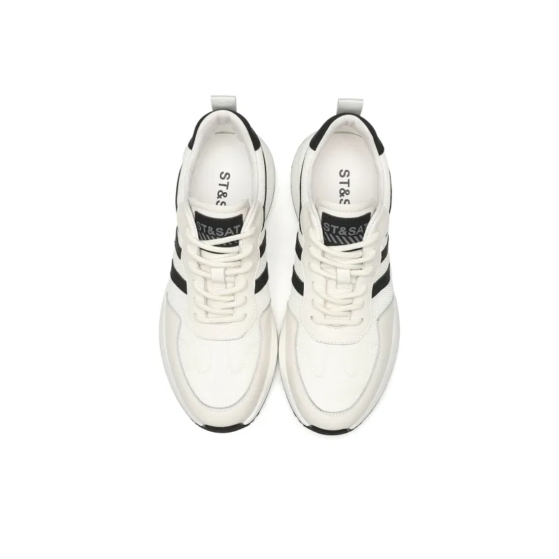 ST&SAT Fashion Breathable Lightweight Athletic Shoes For Men Versatile Casual Shoes-9