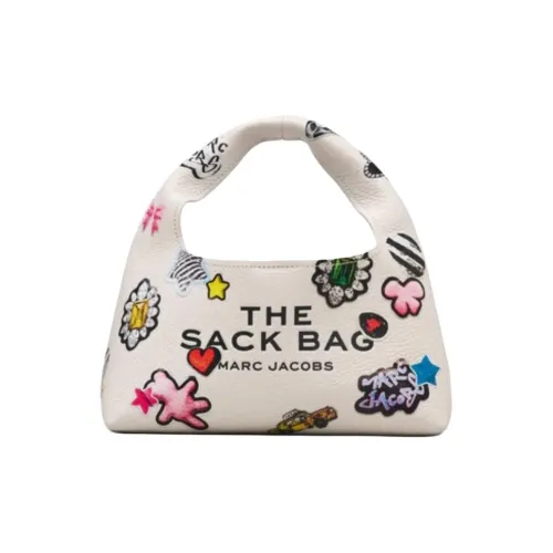 MARC JACOBS Cow Leather Handbag Mini Unisex White