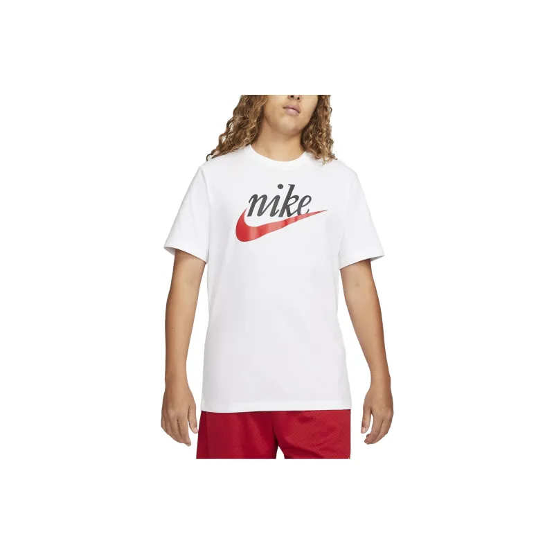 Nike T Shirts Men Bright White-0