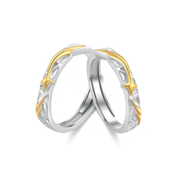 Hurry That Year S999 Fine Silver Rings Unisex