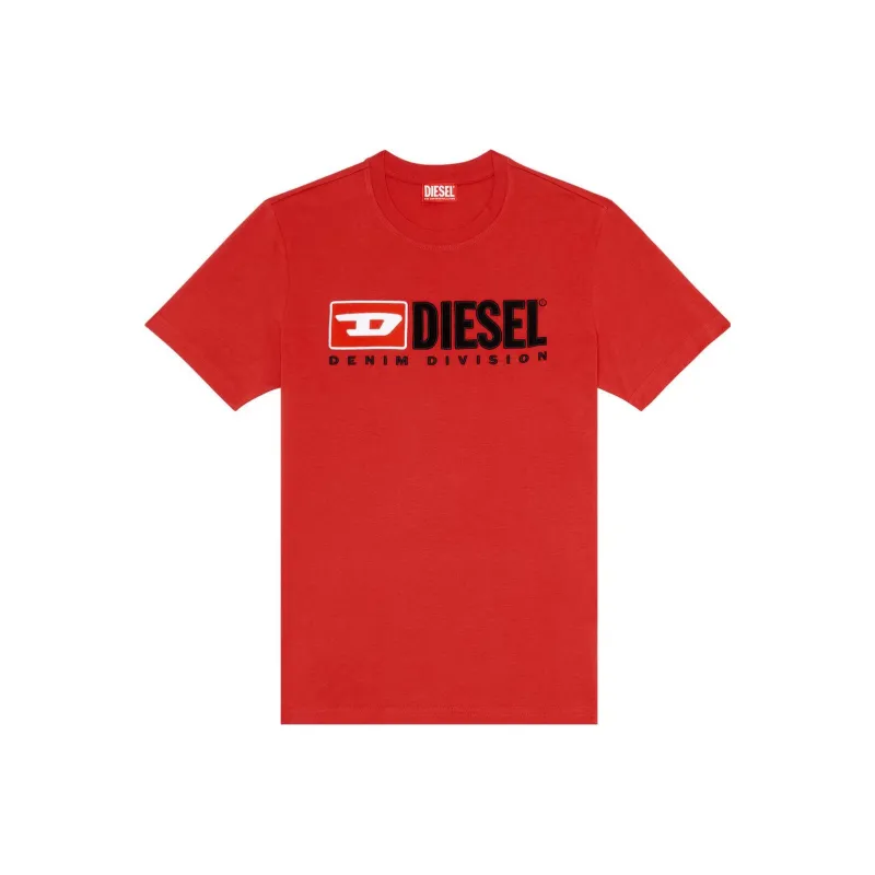 DIESEL T Shirts Men Orange Red-0