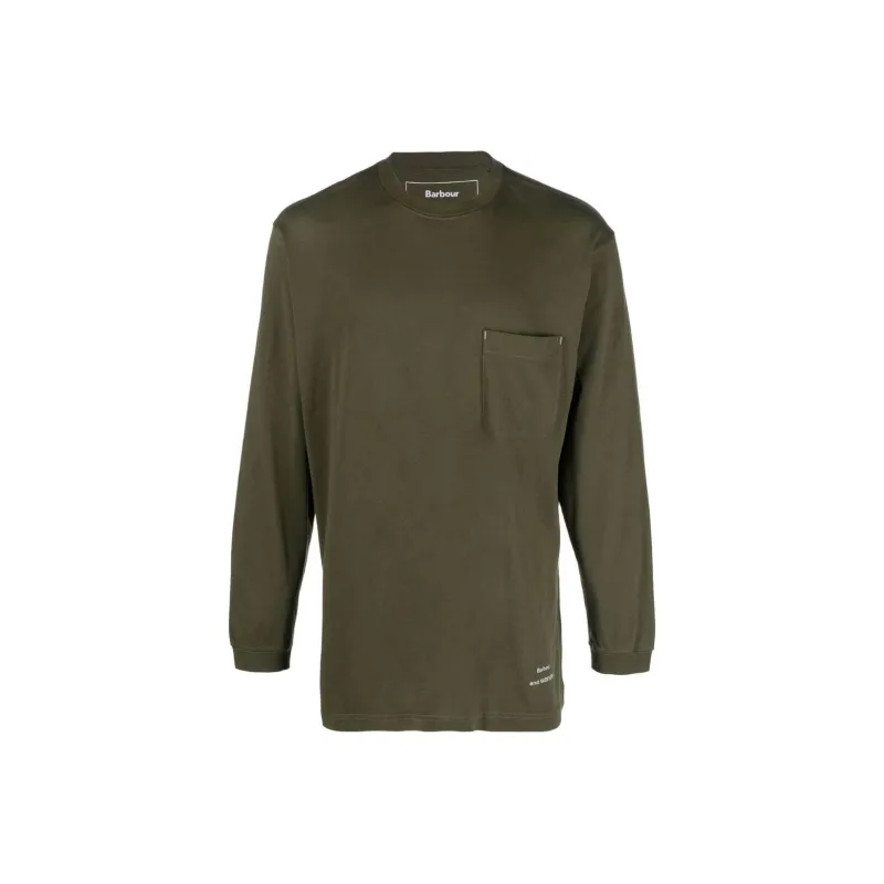 BARBOUR T-Shirts Men Dark Green-0