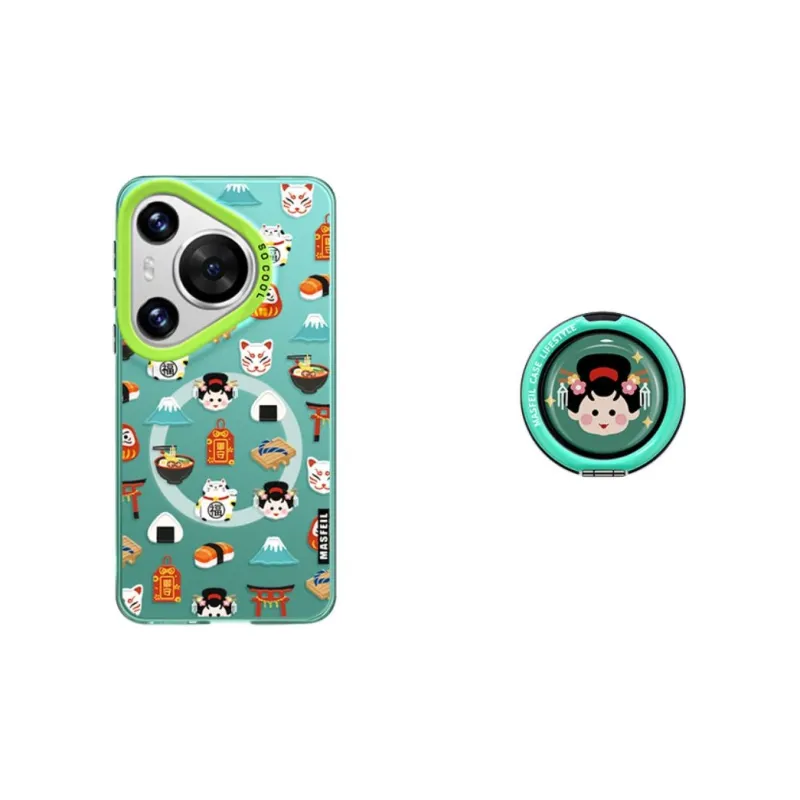 Marsfield Acrylic Material Acrylic Soft Edged Magnetic Case Myersphire Phone Case Compatibility  Huawei P70/60/50 Pro-7