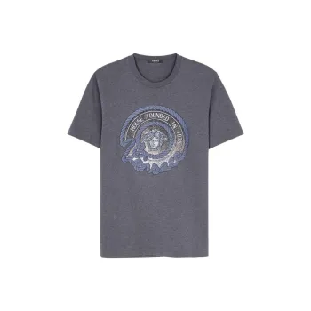 VERSACE Medusa Head Cotton T shirt