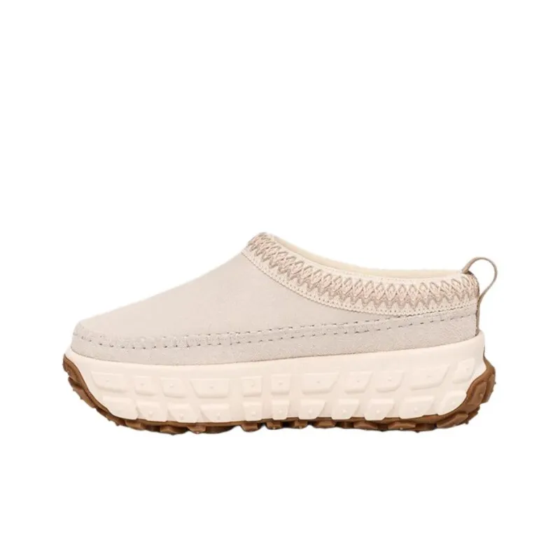 UGG Venture Daze Rubber Sole Abrasion Resistant Wrap toe Slippers Unisex White-1