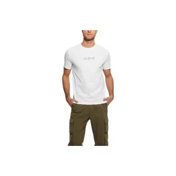 GUESS Eco Calvin Active Tee T-Shirt Men's White