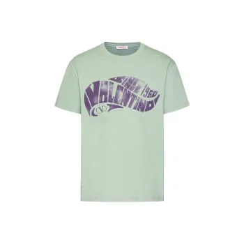 Valentino T-Shirts Men Sage Green