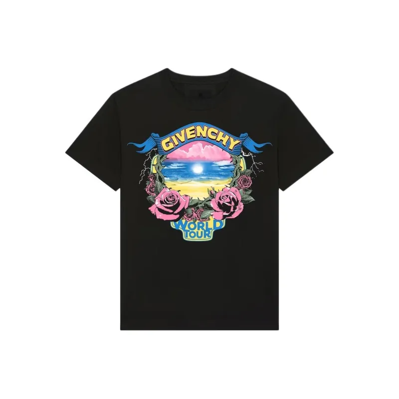 Givenchy World Tour Cotton T shirt-0