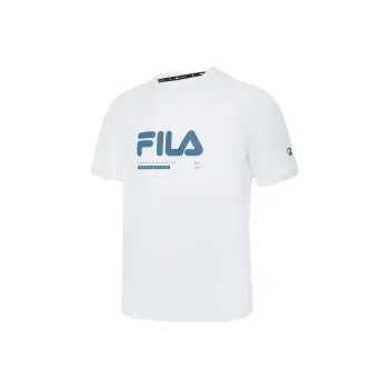 FILA T Shirt Men's Cool Stone White