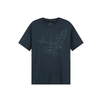 ARMANI EXCHANGE SS23 T Shirt Men's Marine Blue