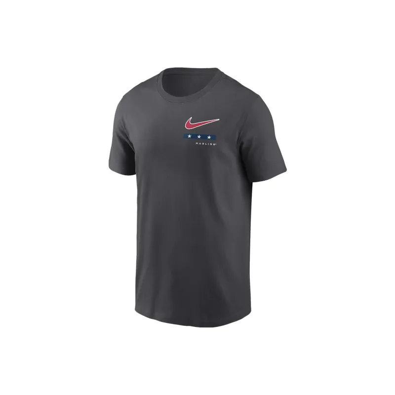 Nike Miami Marlins T-Shirts Men Black-0