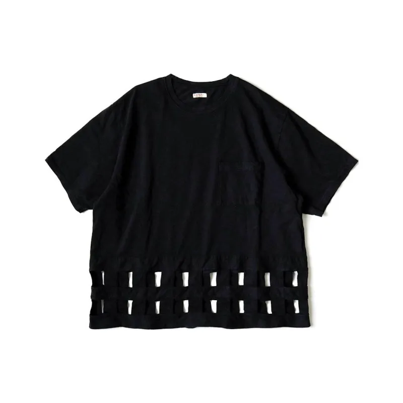Kapital 20 / -Jersey Windowpane T-Shirt-7