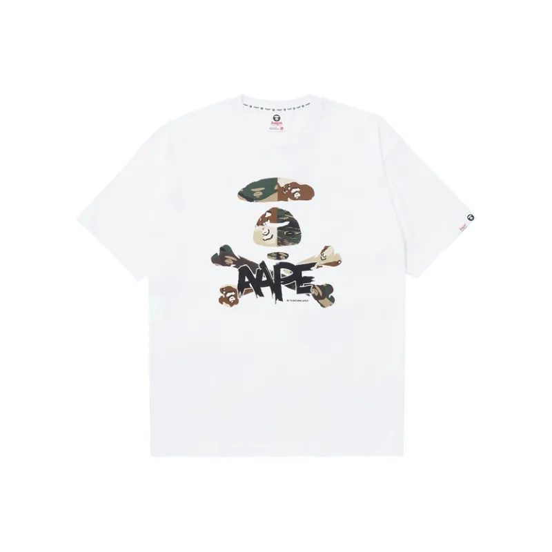 Aape Logo print Cotton T shirt-2