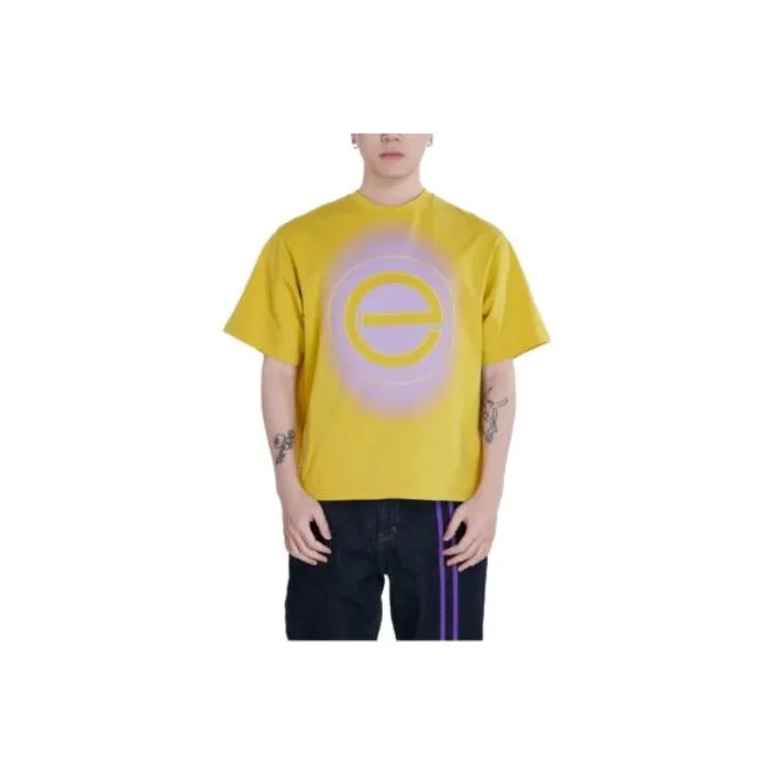 EXPLORE NAVIGATE GENERATE T-Shirts Men Yellow Green-0