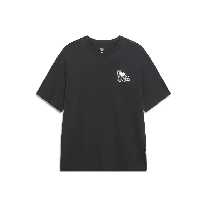 LiNing Disney T Shirt Unisex Black-0