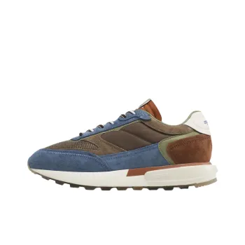 HOFF Anti Slip Wear Resistant Low Top Casual Shoes Men's Brown Blue