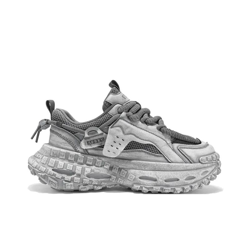 HACKBUTEER Low Top Chunky Sneakers Men's-9