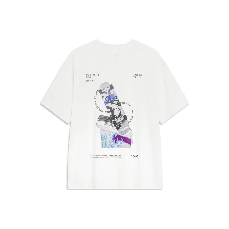 LiNing x Disney T Shirt Unisex Ivory-0