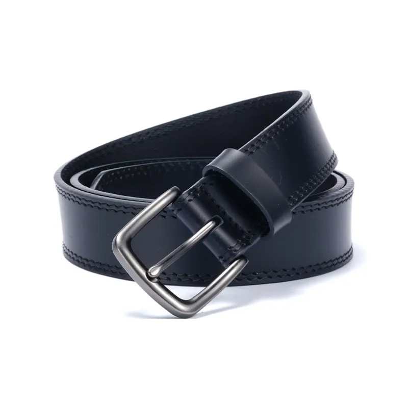 JW Top Grain Cow Leather Belts Men's 3.5CM-1
