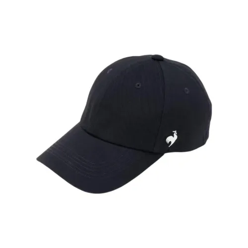 Le Coq Sportif Cotton, Twill, Rubber, Polyester Baseball Caps Unisex Marine Blue