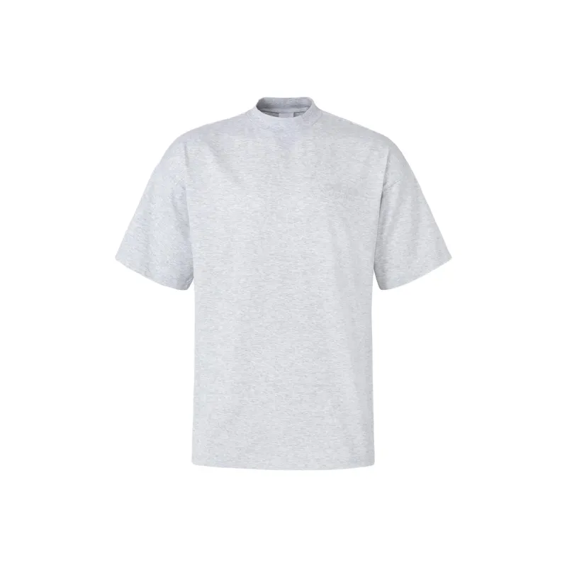 Adidas T Shirts Men Light Heather Gray-0