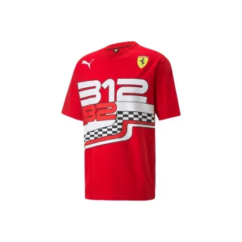 PUMA Scuderia Ferrari T-Shirts Men Red