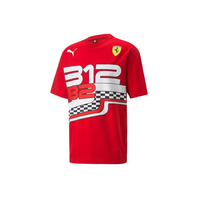 PUMA Scuderia Ferrari T-Shirts Men Red-0
