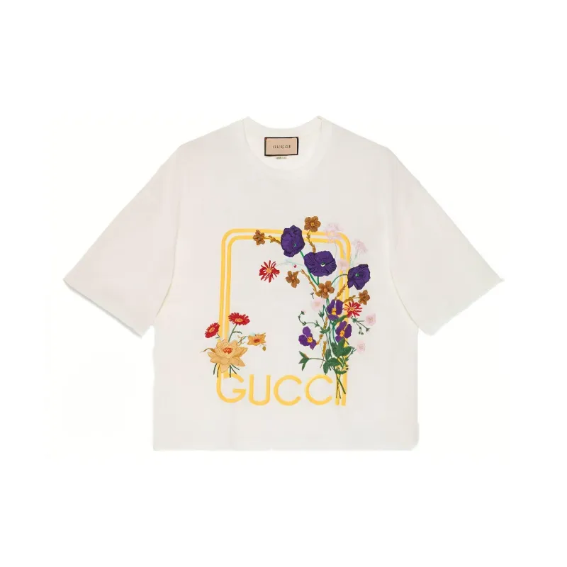 GUCCI Lovelight Linen T-shirt-0