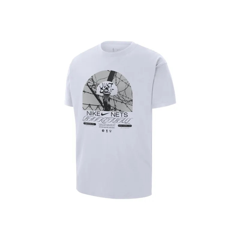 Nike T Shirts Men White-0