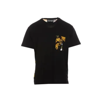 VERSACE JEANS COUTURE Baroque Pattern Crewneck T Shirt