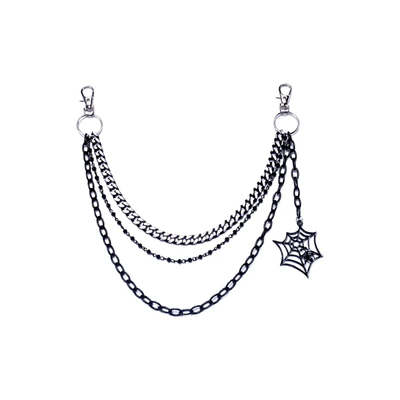 CENTURY&KINDLE Metal Pants Chains Unisex-0