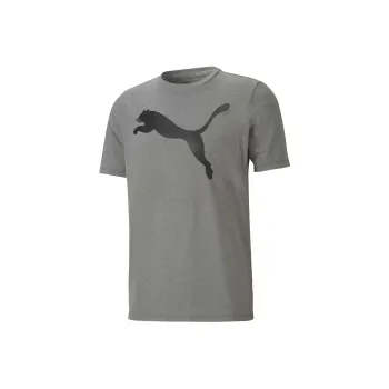 PUMA ACTIVE BIG LOGO TEE GRAY VIOLET T-Shirt Men's Gray