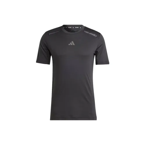 Adidas black T Shirts Men Black