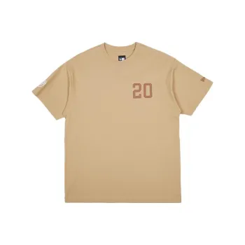 New Era New Era SS23 Preppy Series T Shirts Unisex Khaki