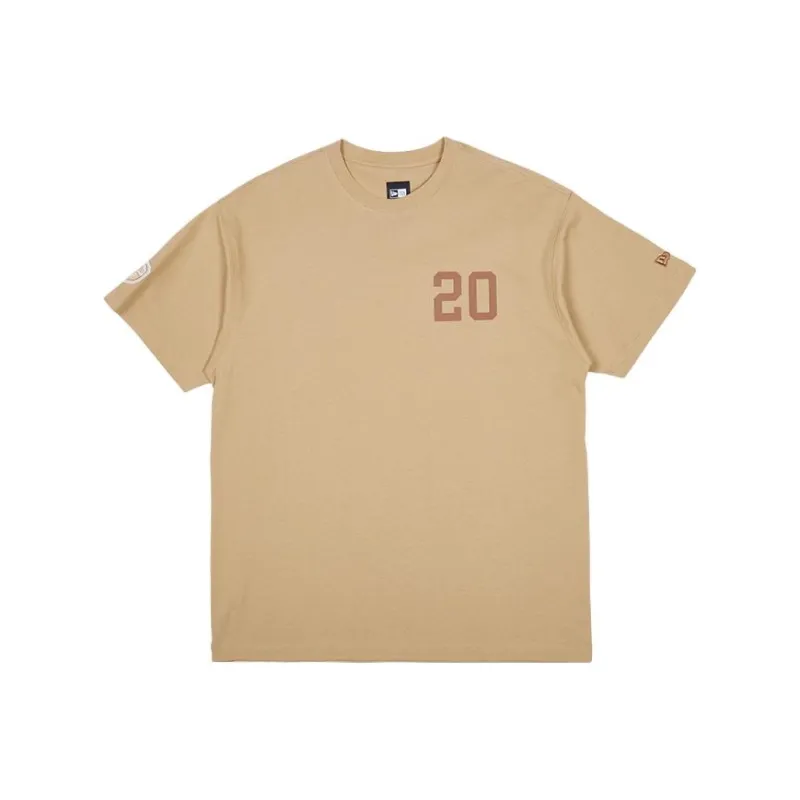 New Era New Era SS23 Preppy Series T Shirts Unisex Khaki-0
