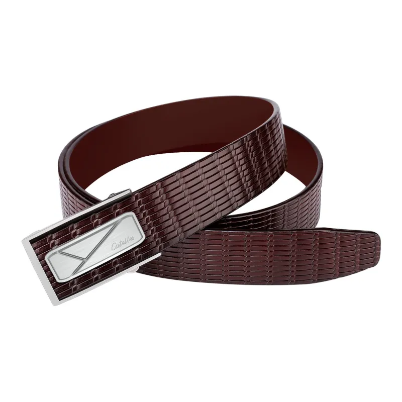 CATELLES Top Grain Cow Leather Belts Men's 3.5cm-8