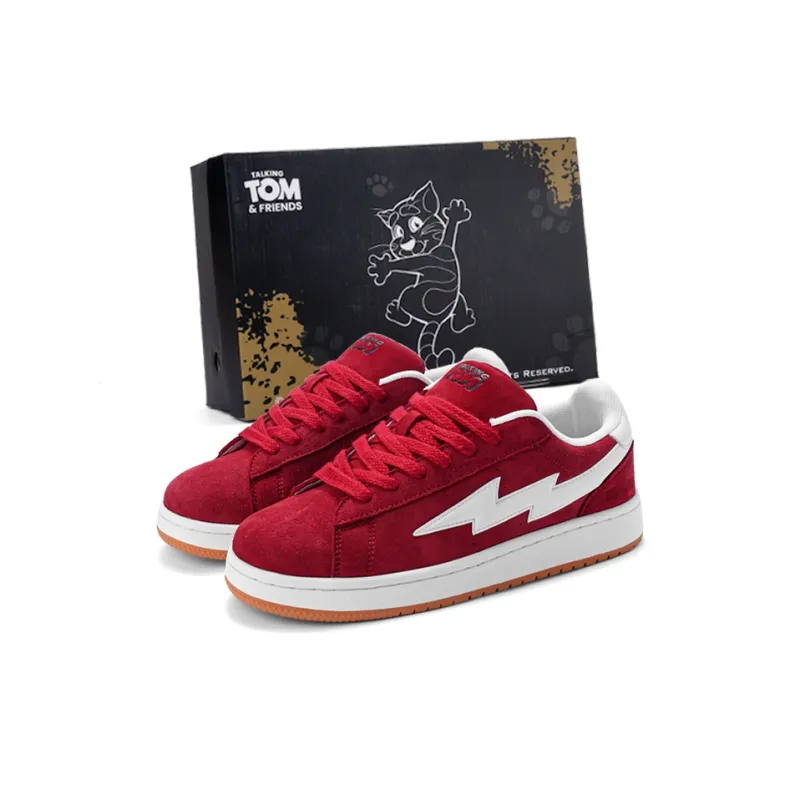 TALKING TOM Lightning Vengeance Storm Anti-Slip And Wear-Resistant Lightweight Low-Top Skateboard Shoes Unisex-46