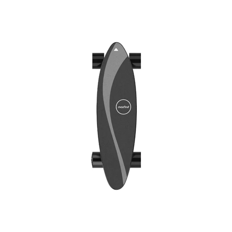 MAXFIND Double Kick Skateboard Fish Skateboard Land Surfboard Longboard Skateboard Sandpaper PVC-1