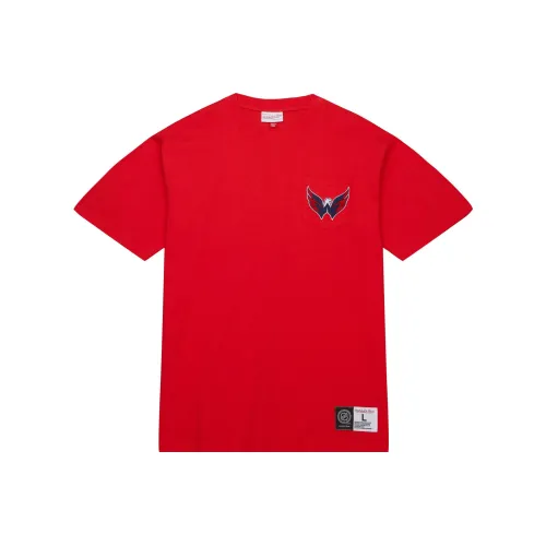 Mitchell Ness T-Shirts Men Red
