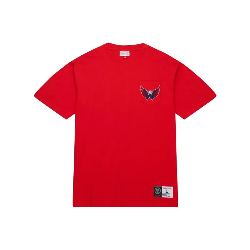Mitchell Ness T Shirts Men Red-0