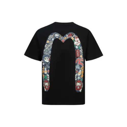 EVISU T Shirts Men Black