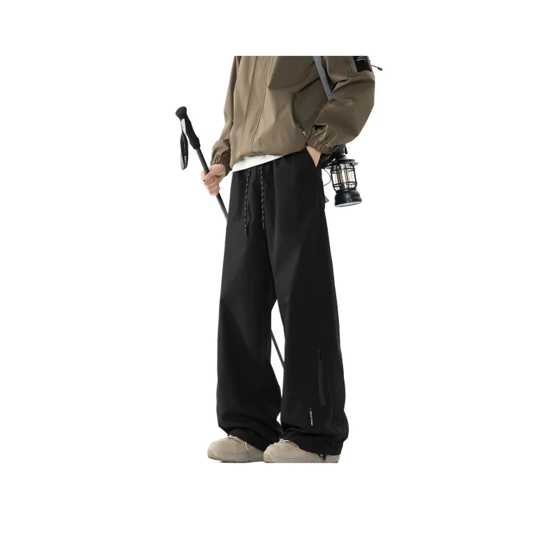 PAINT STAIN Casual Pants Unisex Classic Black-10