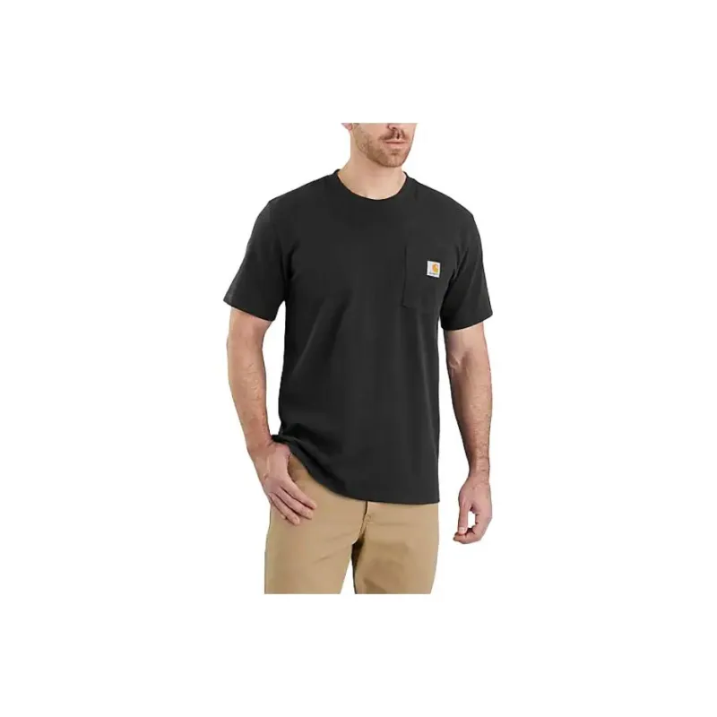 Carhartt 103296 HEAVYWEIGHT SHORT SLEEVE POCKET T SHIRT T Shirt RELAXED FIT Men's-12