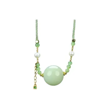 Cuizu Hetian Jade Pendants Green Jade Women's